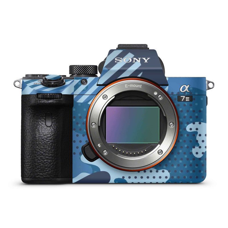 Military Blue Camo Camera Skins Main image