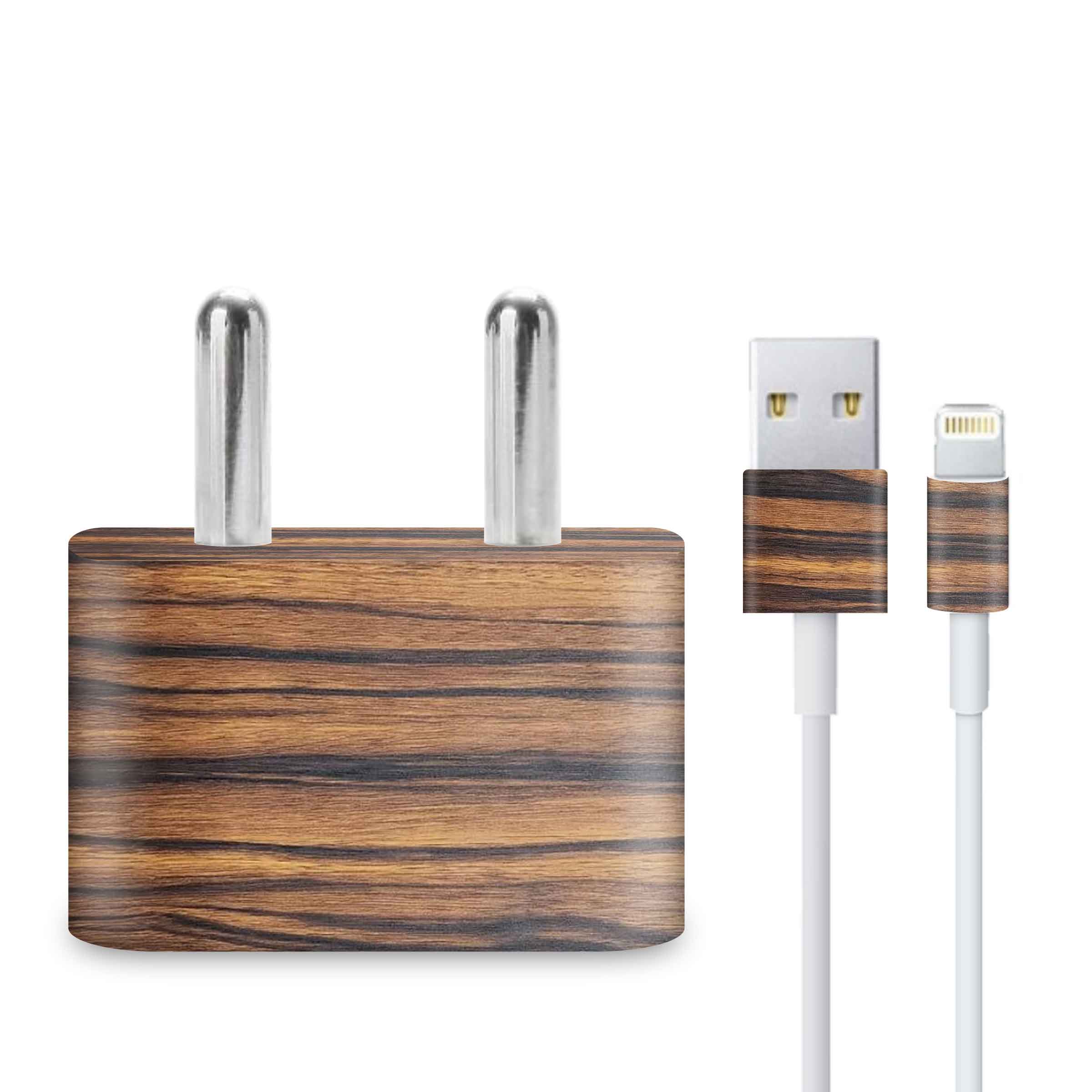 Mohogany Wood Charger Skin Secondary image