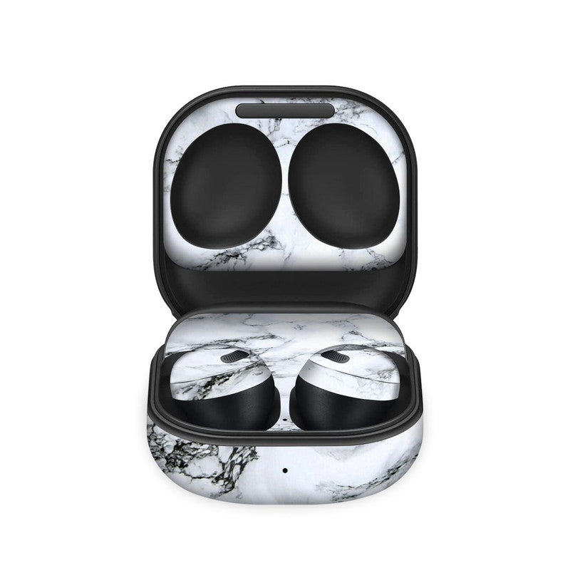 white-marble-samsung-galaxy-buds-pro-skin Main image