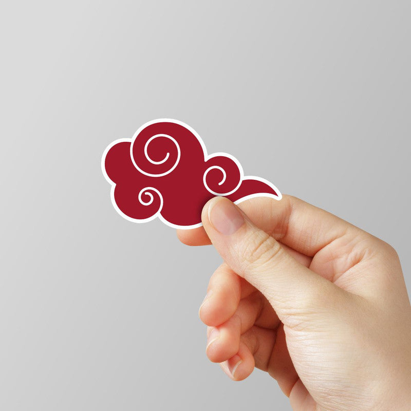 Cloudy Laptop Sticker Main image