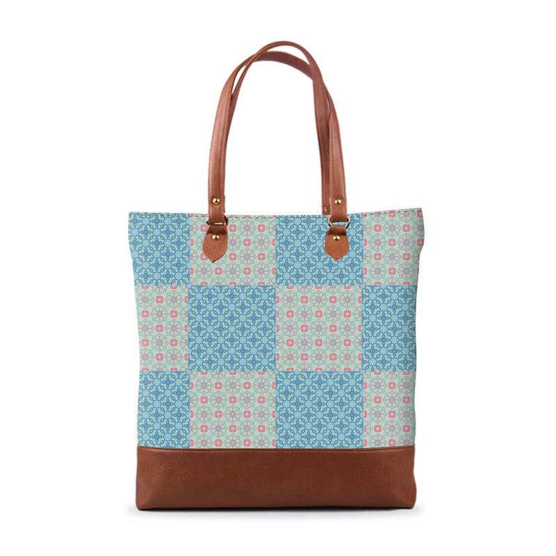 Mandala Tile Tall Tote Bag Main image