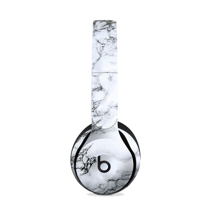 White Marble Beats Headphone Skin
