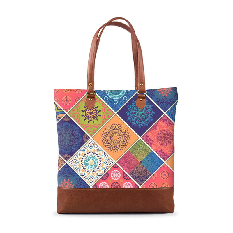 Mandala Tall Tote Bag