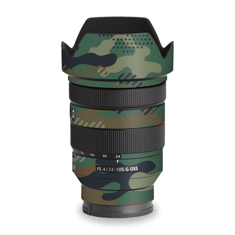 Military Green Camo Lens Skins Secondary image