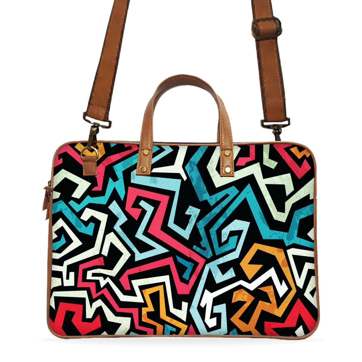 Customised Laptop Bags & Leathe rprinted laptop bags by WrapCart India. Durable best quality bags for laptops in India. Main image