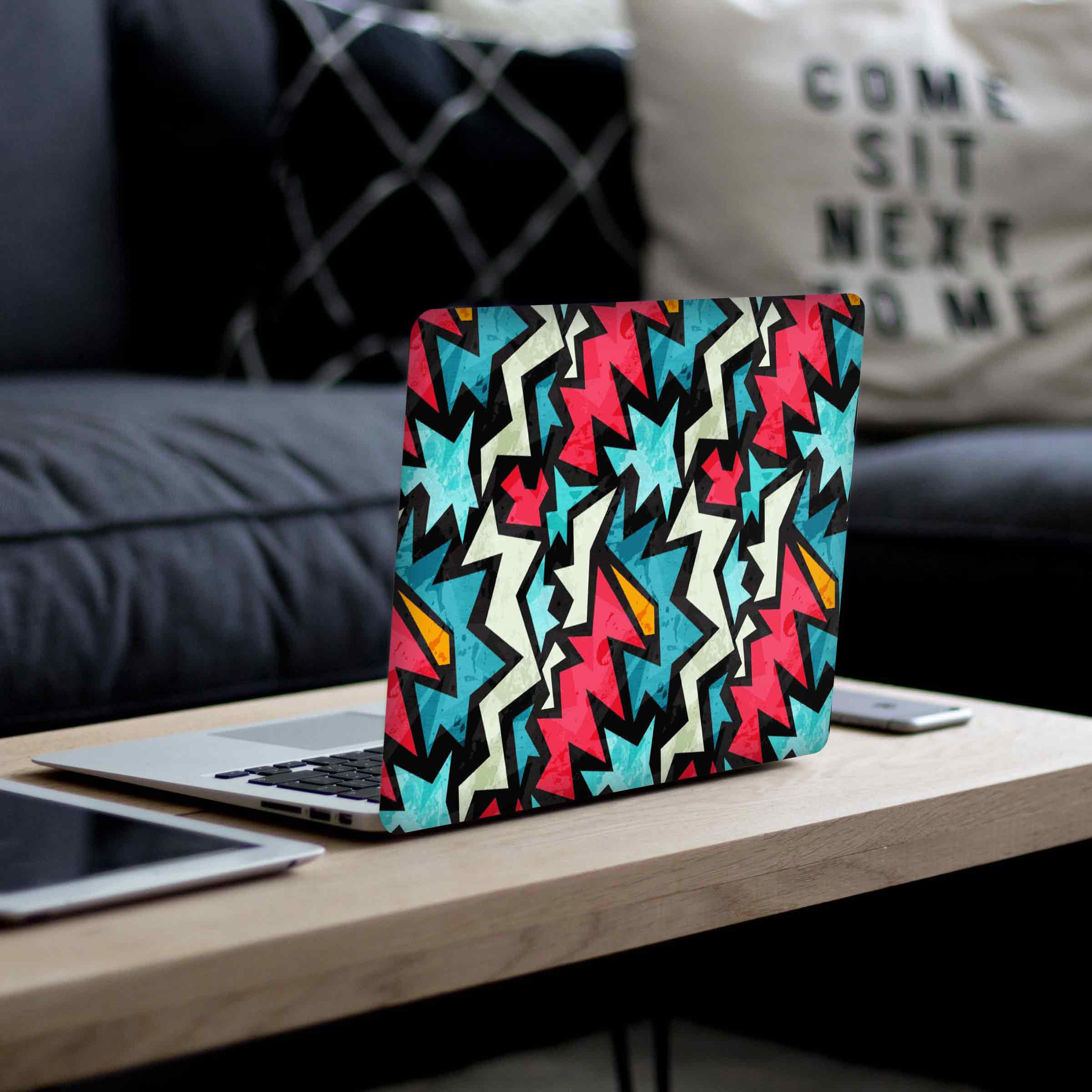 Paper Triangles Laptop Skins Secondary image