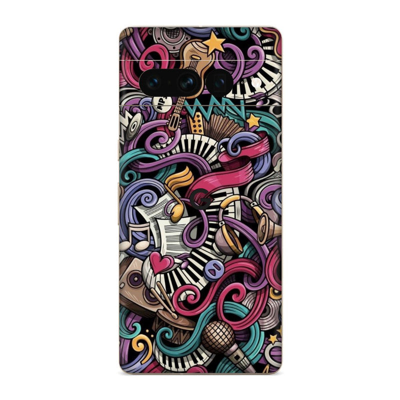 Music Abstract Google Pixel Skin