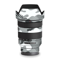 Military Grey Camo Lens Skins