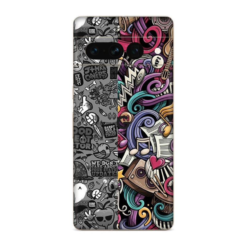 Music Multi Abstract Google Pixel Skin