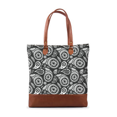 Paisley Bnw Tall Tote Bag