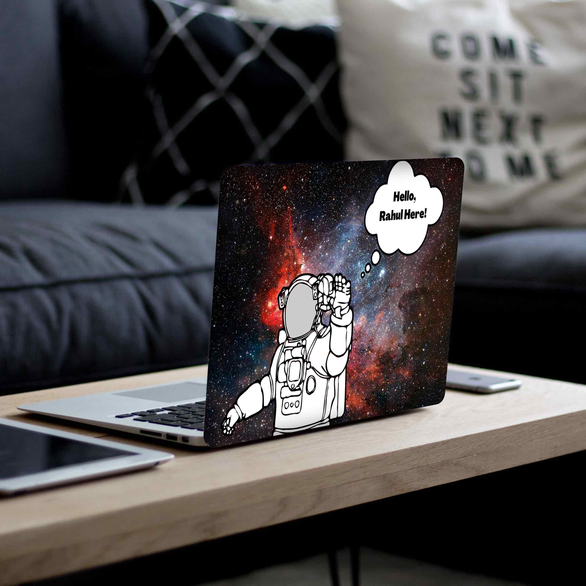 Hey from Astronaut Laptop Skins - Custom Name Secondary image
