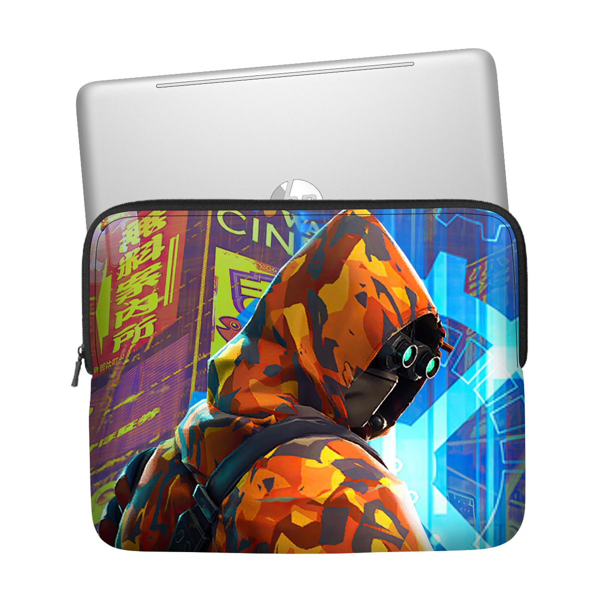The Hoodie Warrior Laptop Sleeve Main image