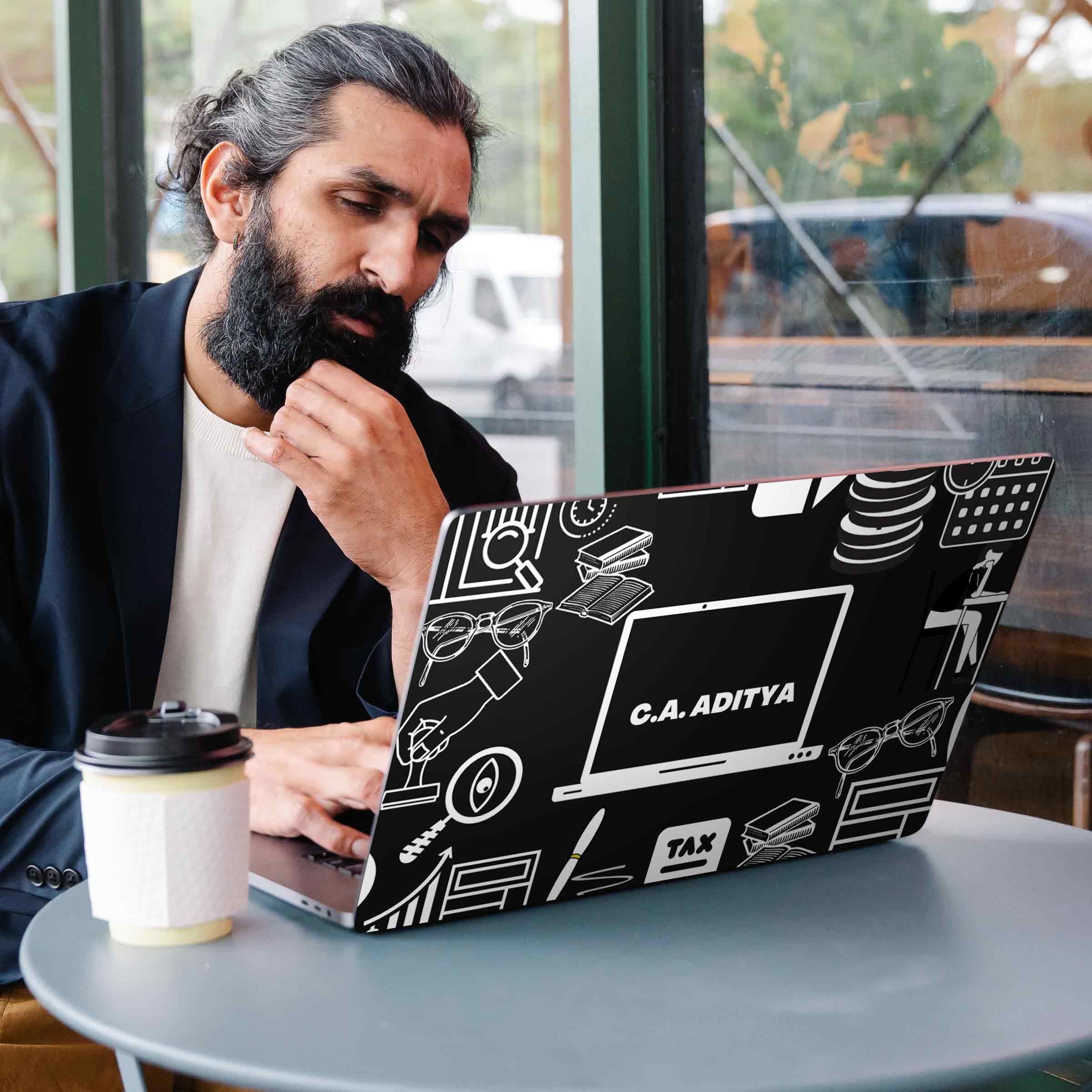 Laptop Skins & Wraps in India by WrapCart. Best quality 3M laptop stickers and wraps with perfect cutting