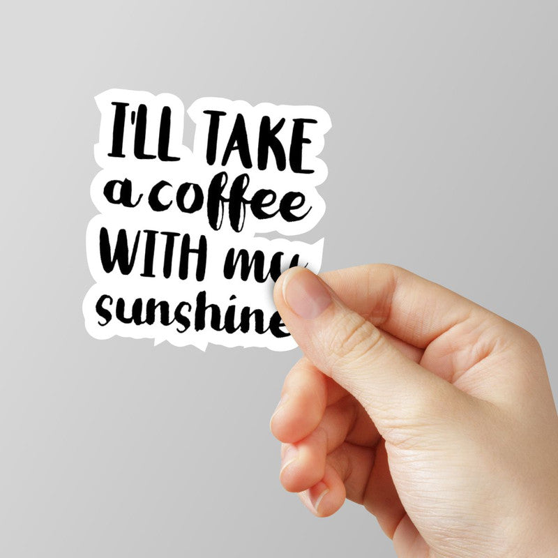 Coffee 1 Laptop Sticker