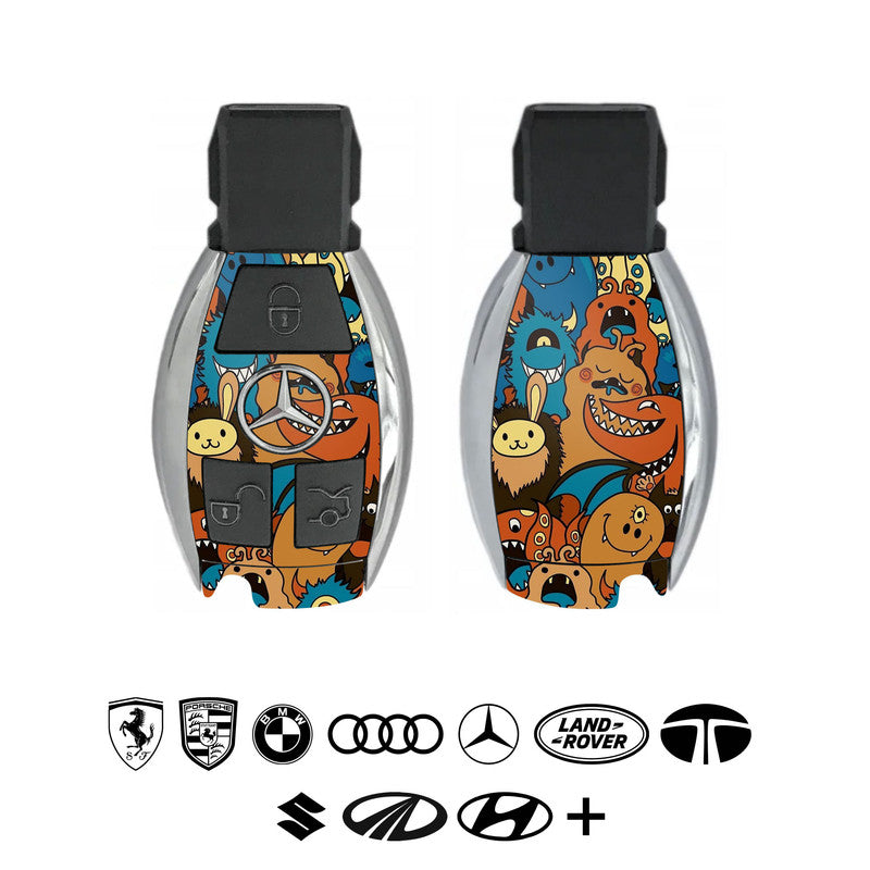 Doodle Art Car Key Skins Secondary image