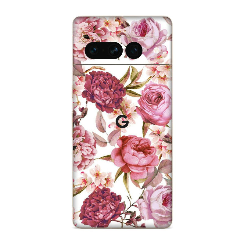 Pink Floral 2 Google Pixel Skin Main image