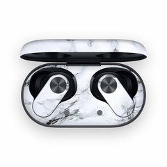 White Marble OnePlus Nord Buds 2 Skin