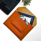Leather Folder Documents Organizer