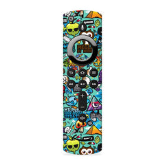 Blue Abstract Fire TV Stick Remote Skin