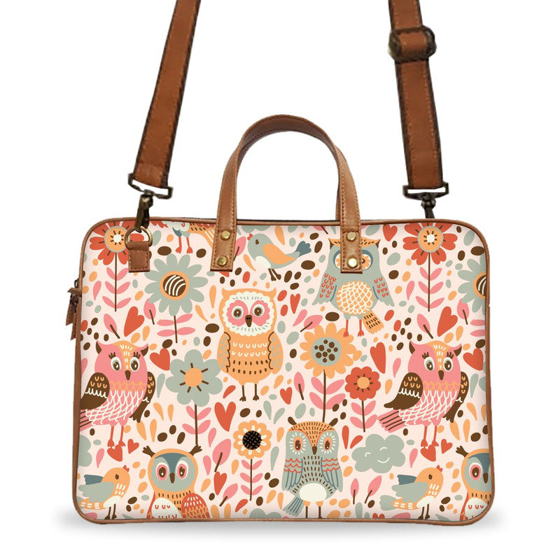 Abstract Owl Deluxe Laptop Bag Main image