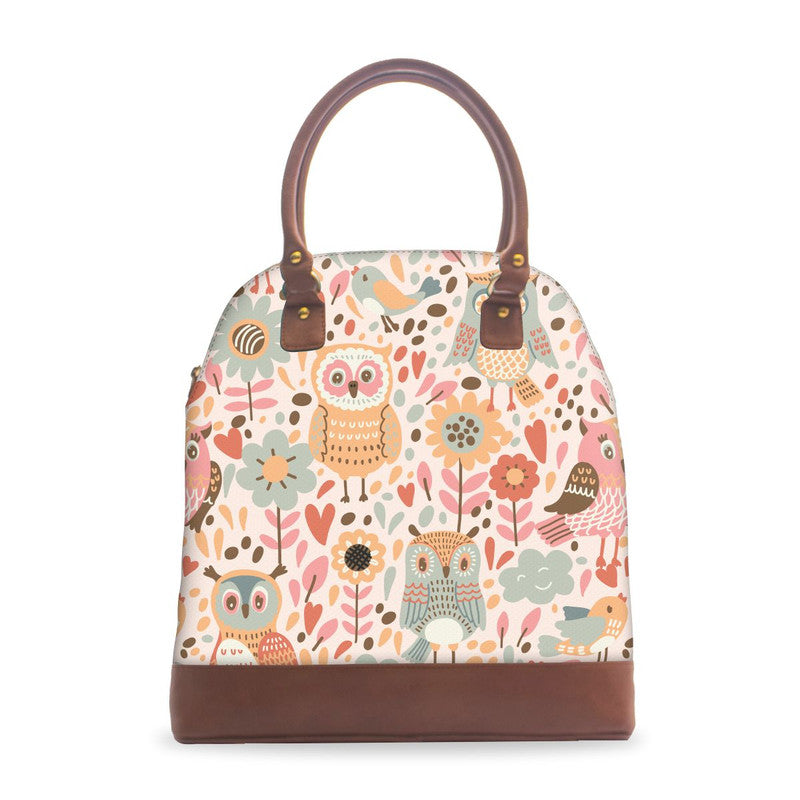 Abstract Owl Deluxe Tote Bag Main image