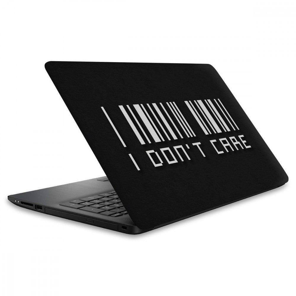 I Don't Care Laptop Skins Secondary image