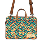 Z Leaves Custom Name Deluxe Laptop Bag