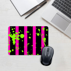 Neon patterns Mouse Pad