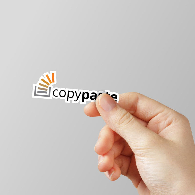 Copy Paste Laptop Sticker Main image