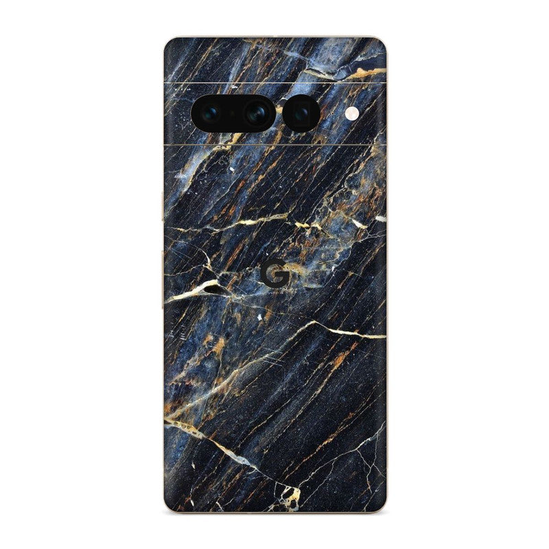 Royal Blue Marble Google Pixel Skin