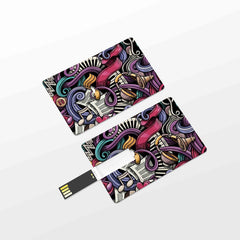 Music Abstract Pen Drive