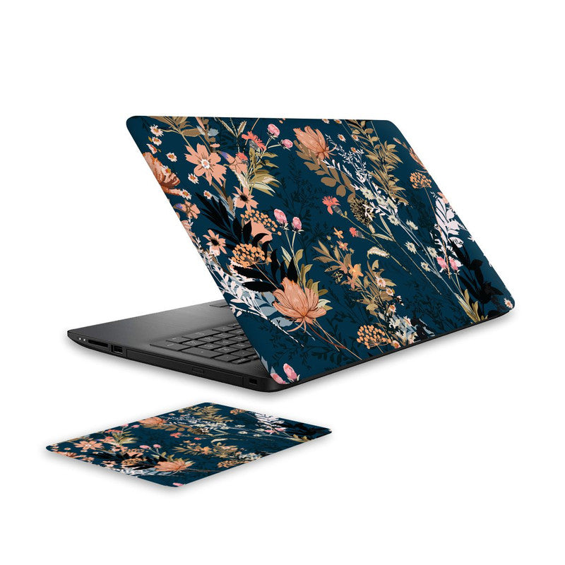 flora-laptop-skin-and-mouse-pad-combo WrapCart India Main image