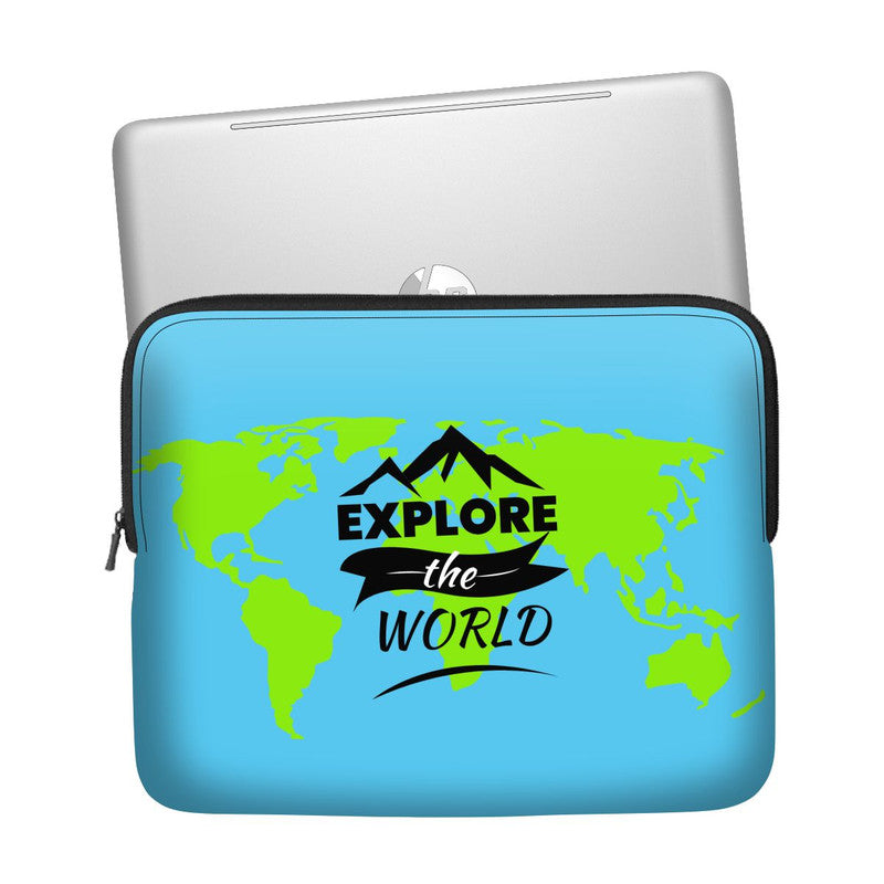 Explore The World Laptop Sleeve Main image