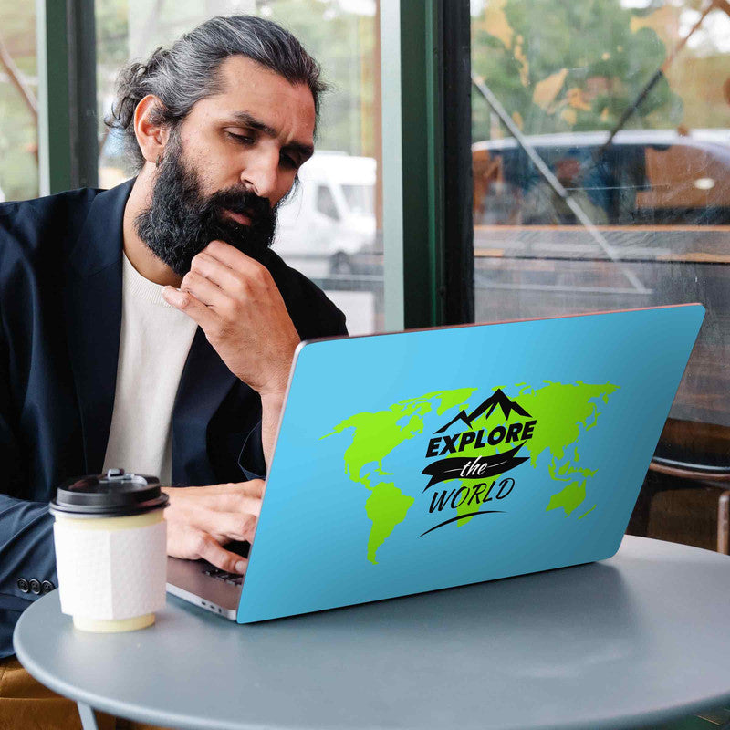 Explore The World Laptop Skin Secondary image