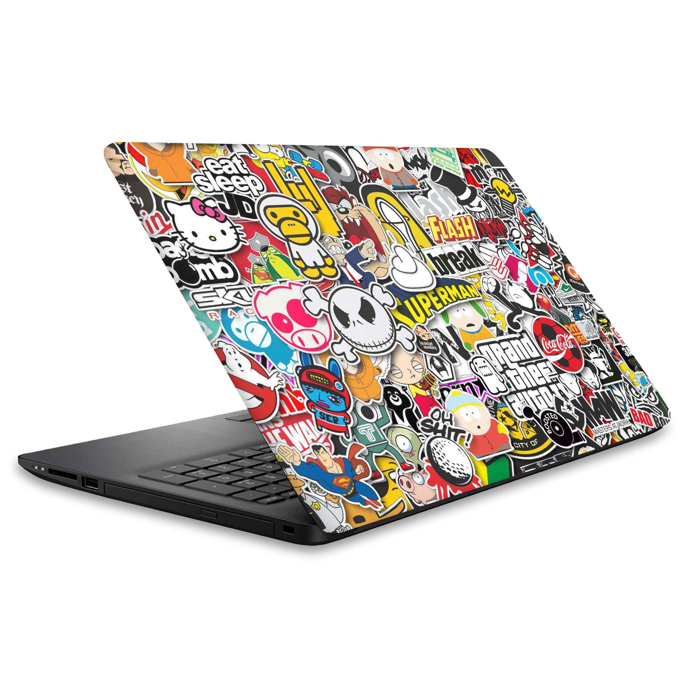 Laptop Skins & Wraps in India by WrapCart. Best quality 3M laptop stickers and wraps with perfect cutting