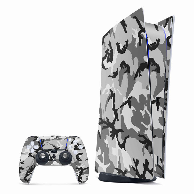Grey Camo PlayStation Skin - Skins For PlayStation 5 Slim Main image