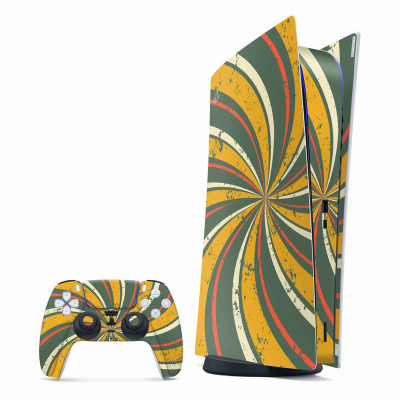 Grunge Retro PlayStation Skin - Skins For PlayStation 5 Main image