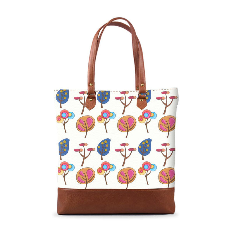 Poppy Trees Tall Tote Bag Main image