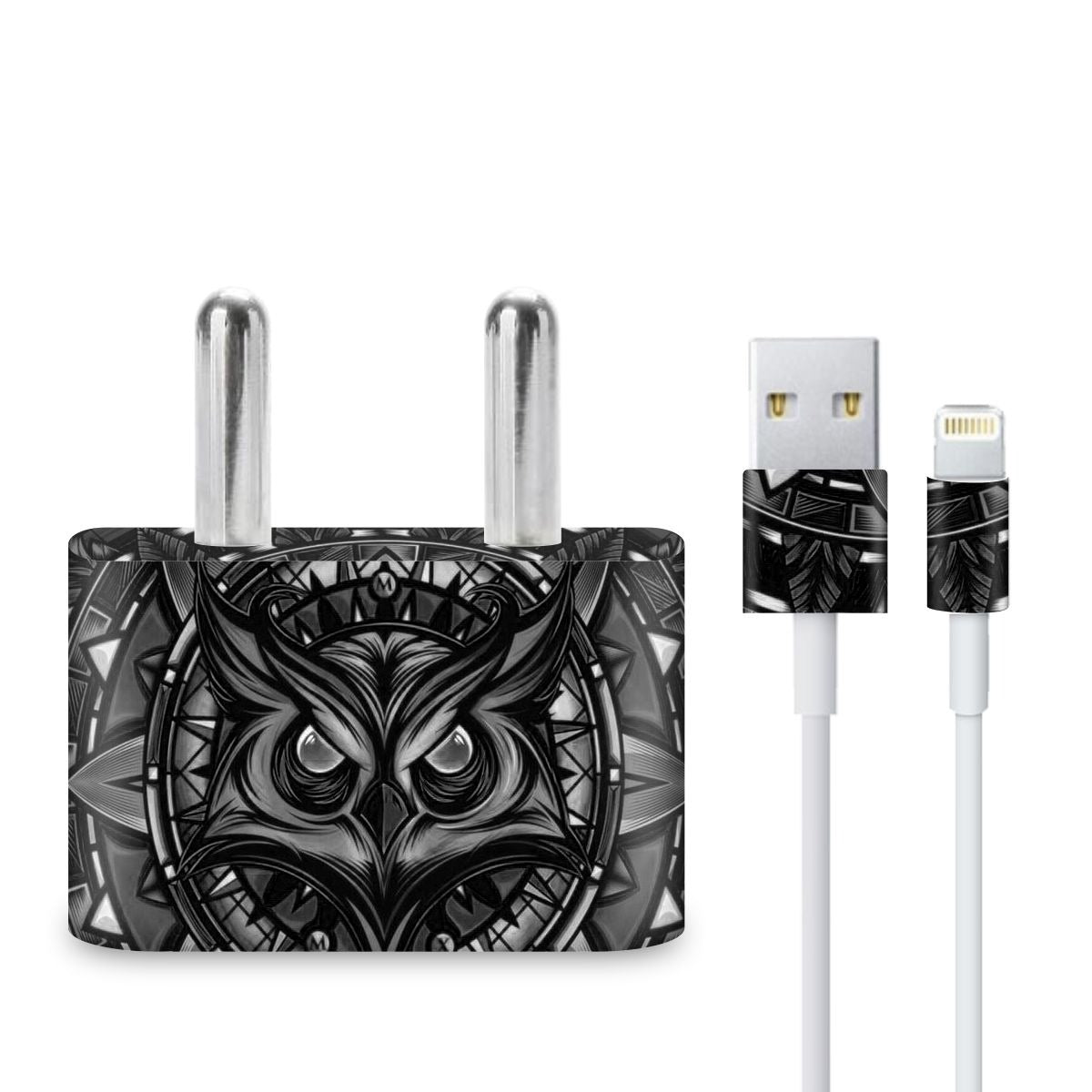 Mighty Owl Black Owl Charger Skin Secondary image