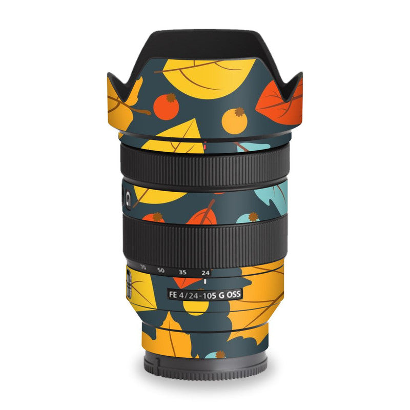 Autumn Pattern Leaves Lens Skins Secondary image