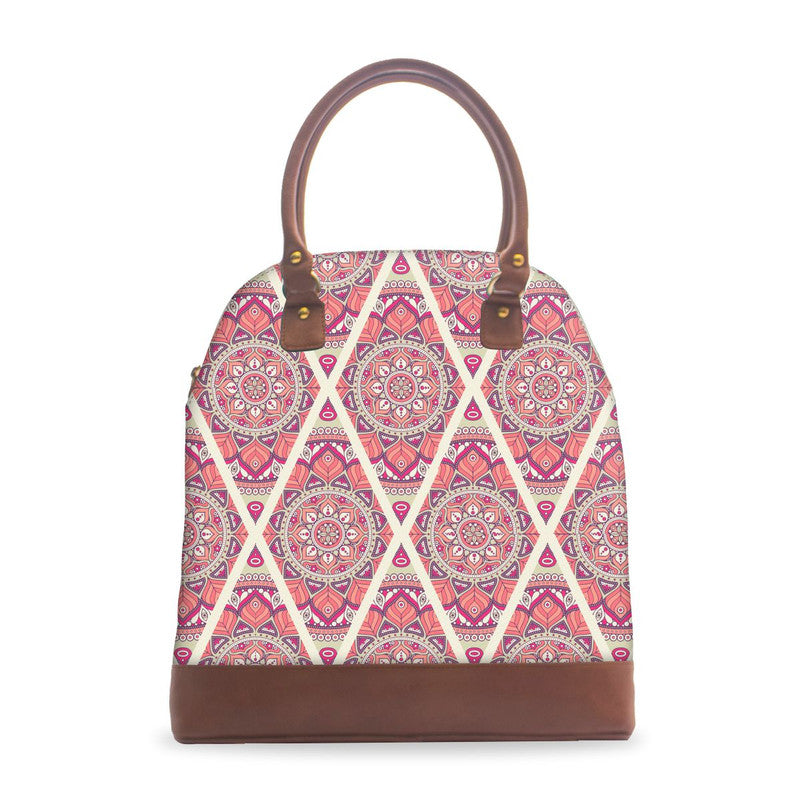 Red Mandala Deluxe Tote Bag Main image
