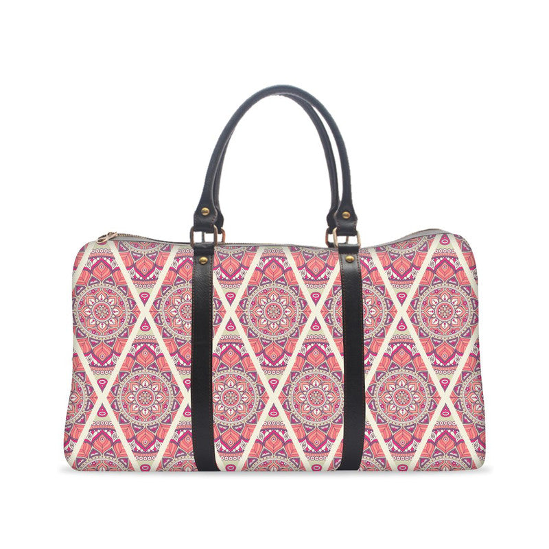 Red Mandala Duffle Bag