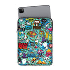 Blue Abstract iPad Sleeve