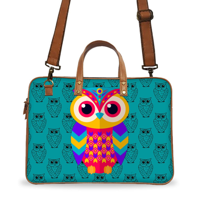 Aesthetic Owl 1 Deluxe Laptop Bag Main image