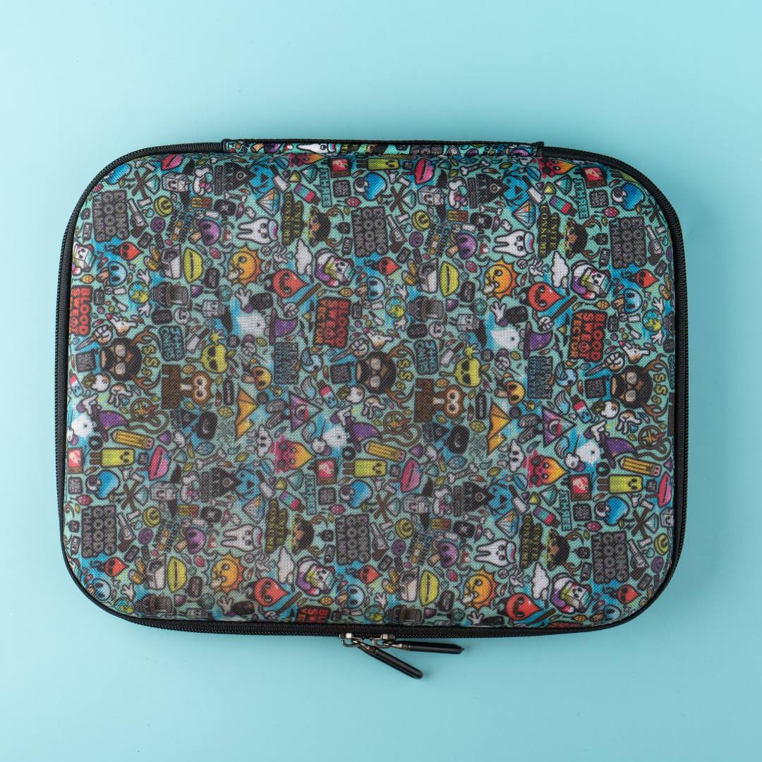 Portfolio Case & Gadget Organizer with Tablet Sleeve for iPads & Tablets Upto 11” with Accessories pocket for Pencil, Cables & Hubs Secondary image