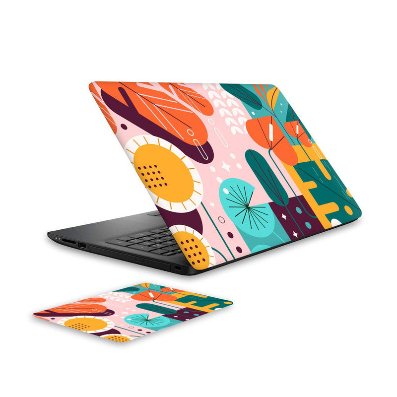 forest-abstract-laptop-skin-and-mouse-pad-combo WrapCart India Main image