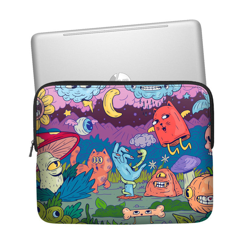 Creatures Abstract Laptop Sleeve Main image
