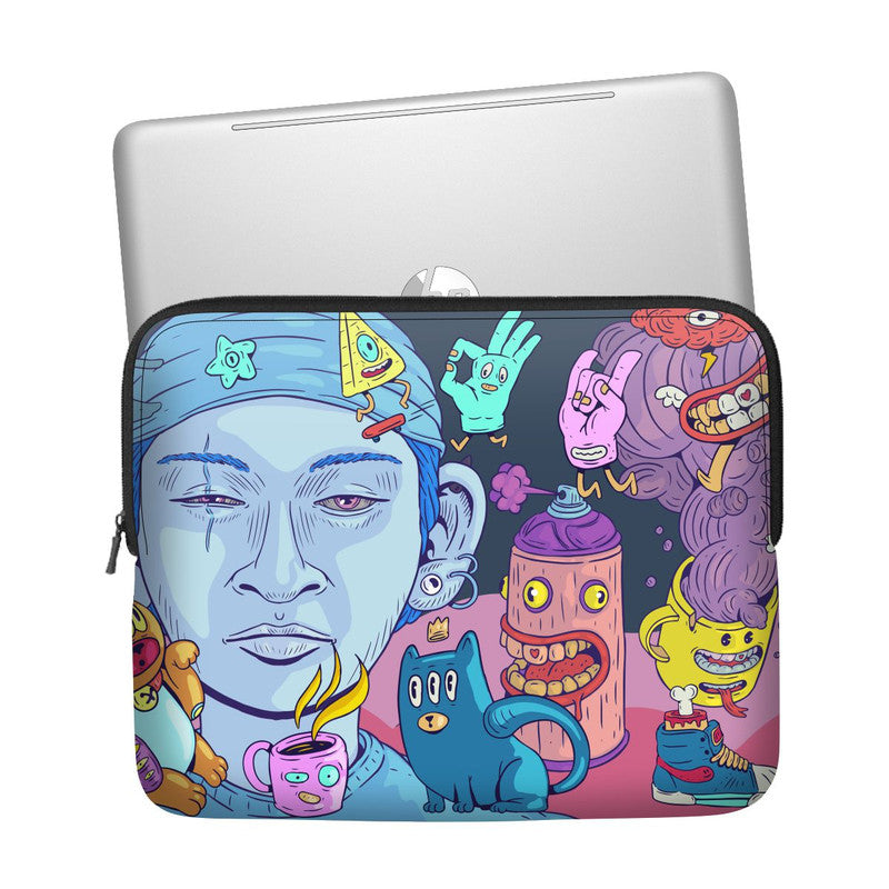 Talking Creatures Laptop Sleeve Main image