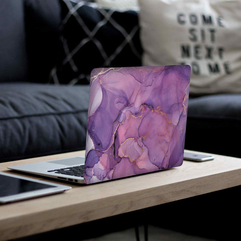 Royal Purple Marble Laptop Skin Secondary image