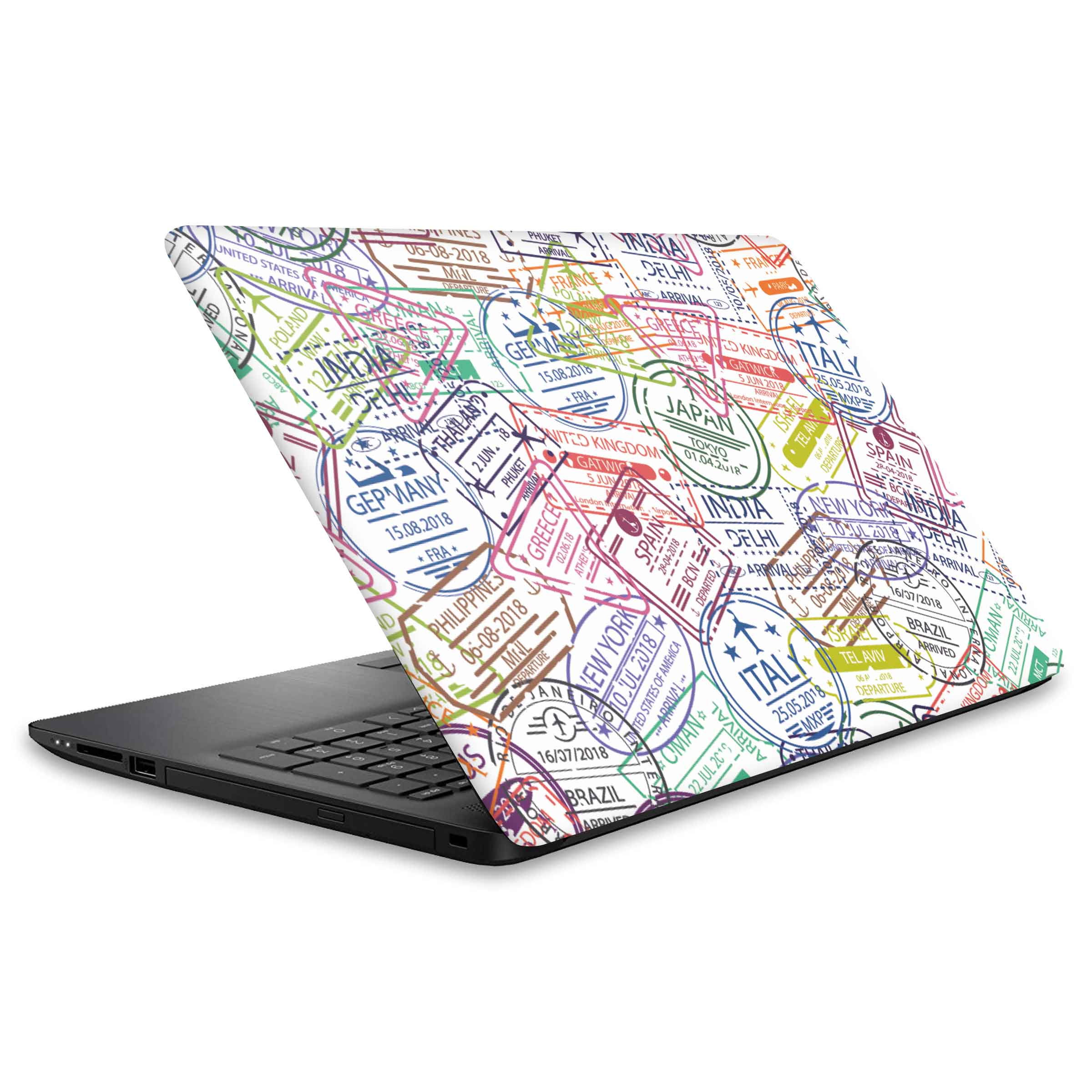 Laptop Skins & Wraps in India by WrapCart. Best quality 3M laptop stickers and wraps with perfect cutting